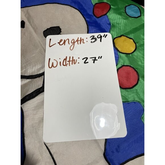 Yard Garden Flag Santa Snoopy Christmas Tree 27x39 Peanuts Gang - Picture 5 of 15